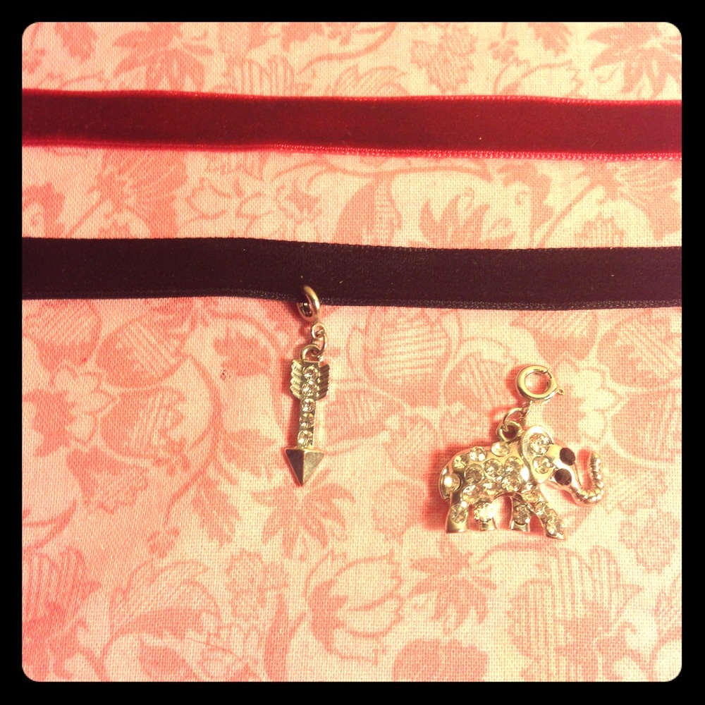 Velvet chokers.